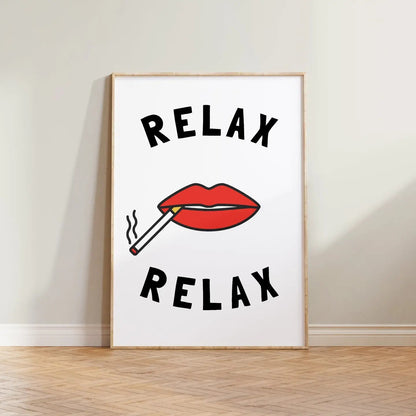 Relax Print A4 by Lune Design