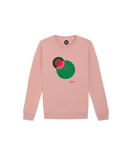 Pink Stars Design Sweatshirt By Basz Design