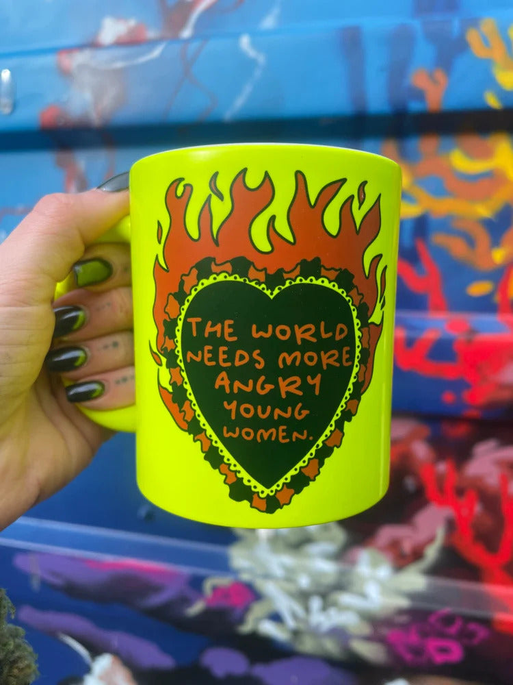 The World Needs More Angry Young Women Mug by Daze Made
