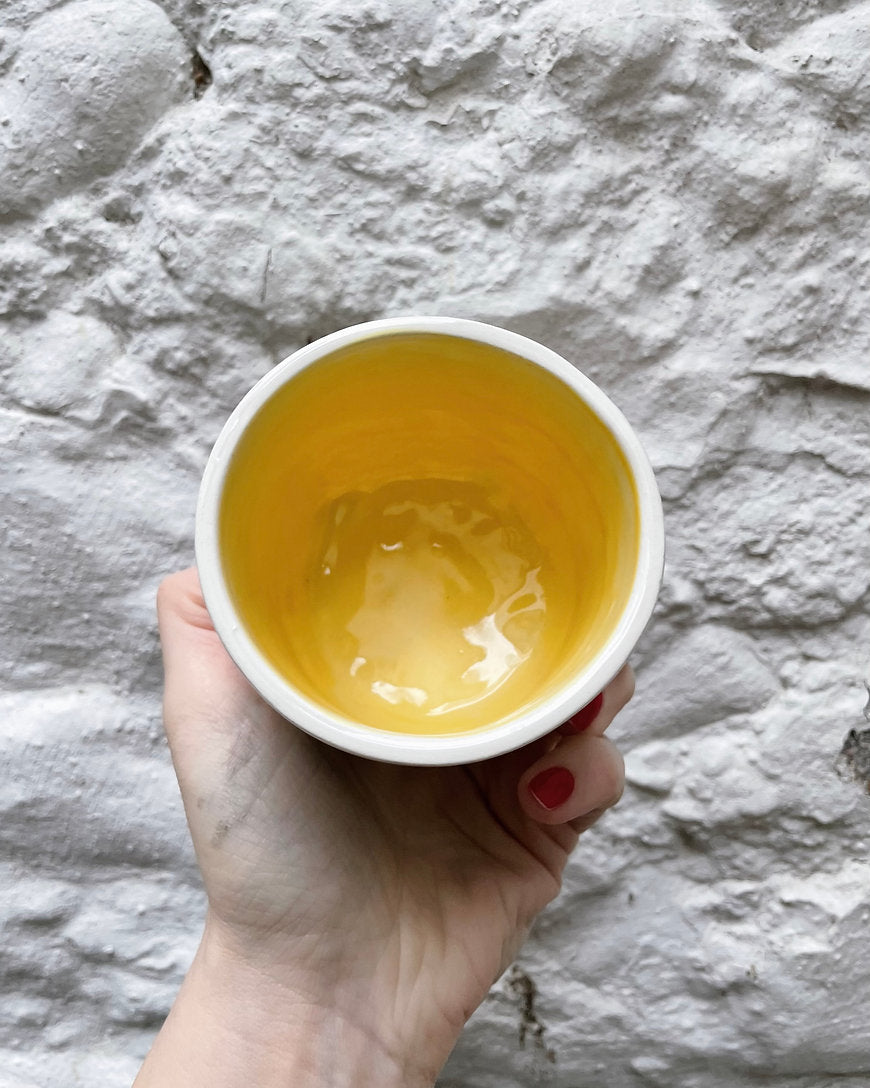 Ceramic mug with apple by Anna Soba