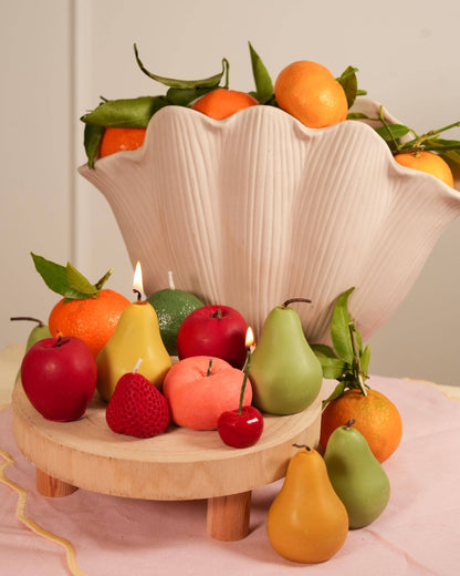 Handmade Fruit-shaped Candles By Flametip