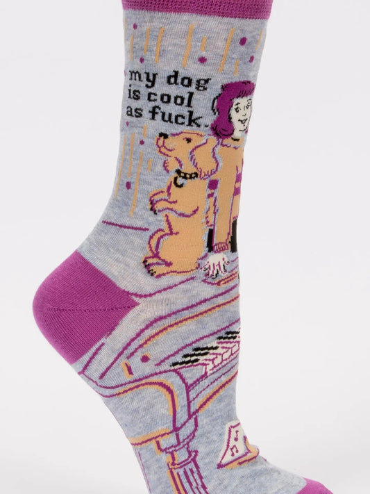 My Dog Is Cool As Fuck Women's Socks by Incognito