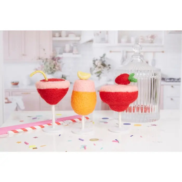 Simply Make Needle Felting Kit, Cocktails Set By West Design Products