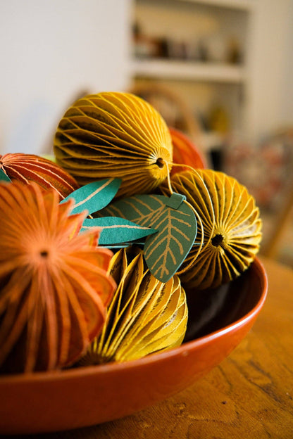 Lemon Honeycomb Ornament By East End Press