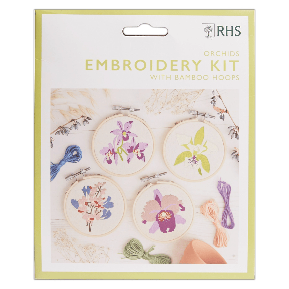 Embroidery Hoop Kit, Orchids By West Design