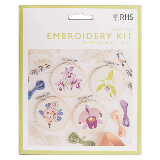 Embroidery Hoop Kit, Orchids By West Design