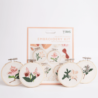 Miniature Floral Embroidery Hoop Kit By West Design Products