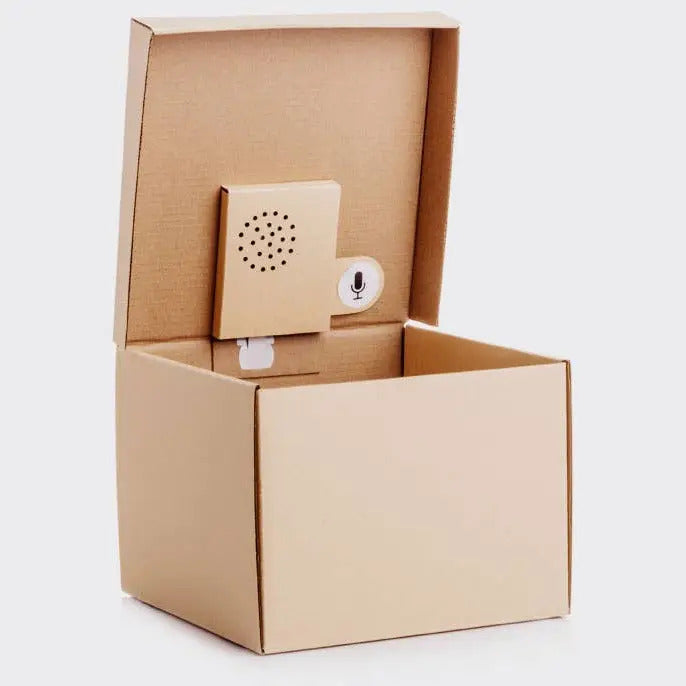 Record Your Own Message in A Box by Luckies of London