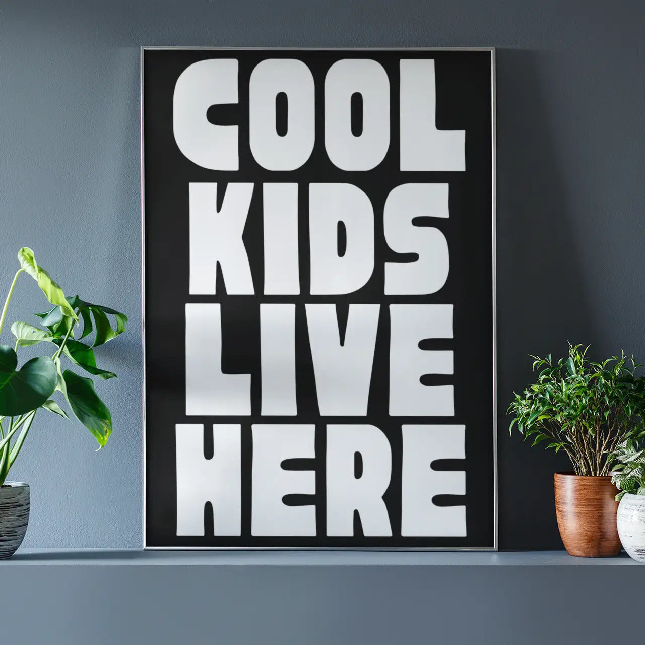 Cool Kids Live Here A6 Print by BlueIrisDesignsCo