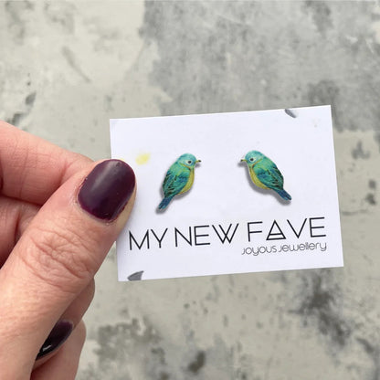 Blue Bird Earrings By My New Fave