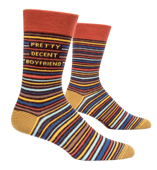 Pretty Decent Boyfriend Men's Socks by Incognito