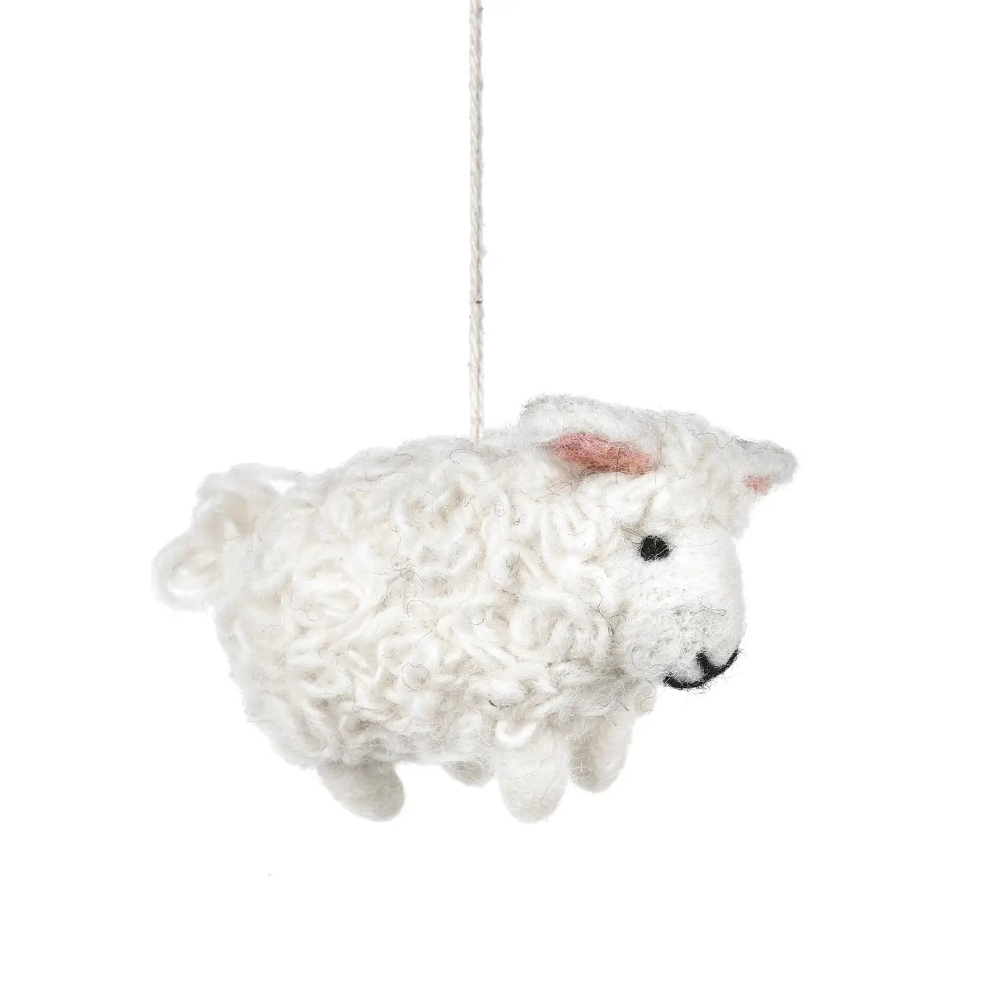 Barbara the Sheep Hanging Decoration By Felt So Good