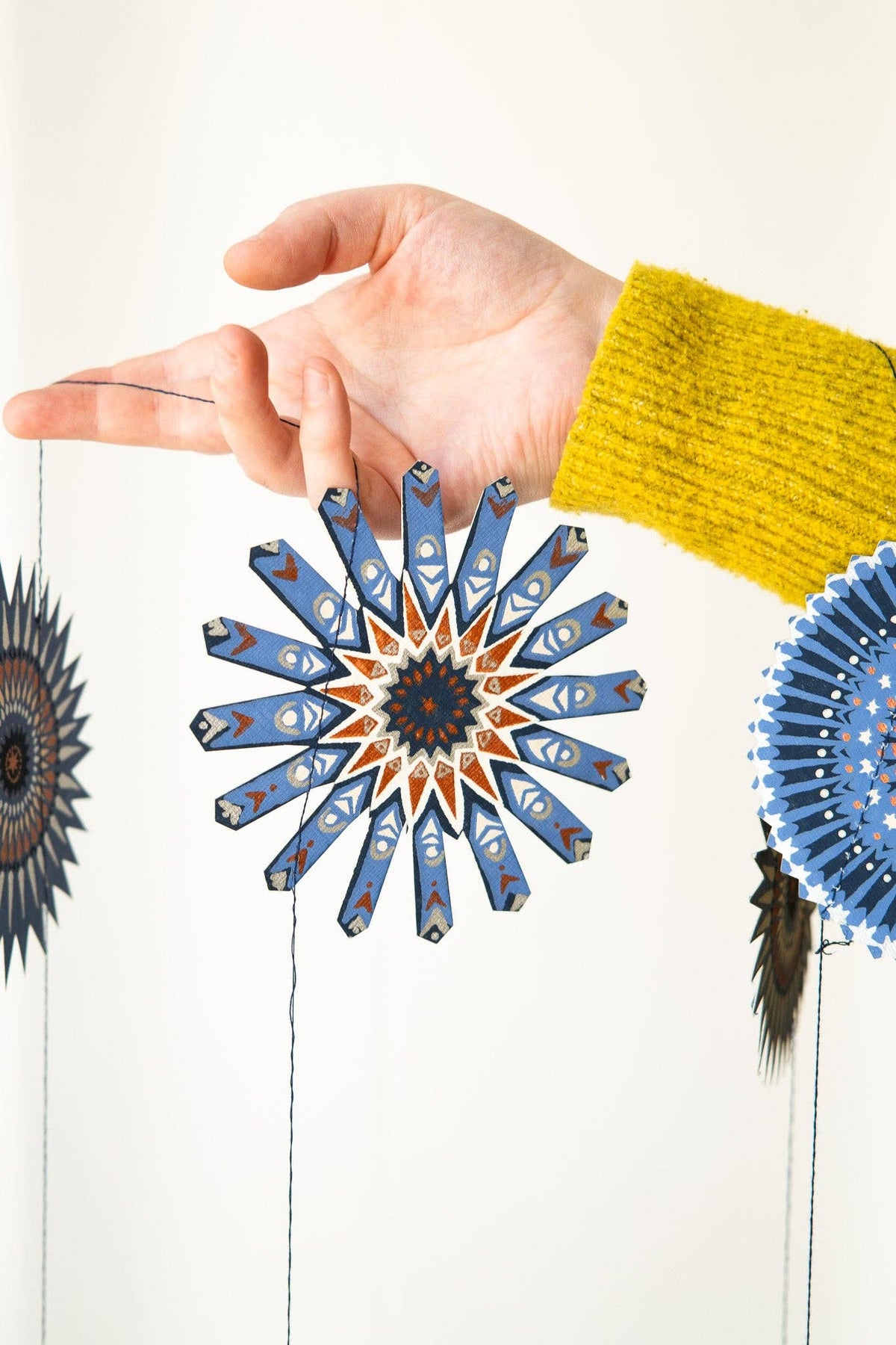 Stars Sewn Garland By East End Press