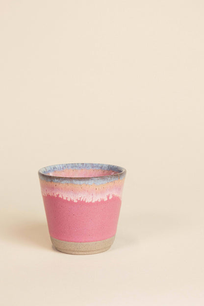 Pink Espresso Cup Pôr Do Sol By Grain By Grain