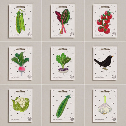 Tomato Embroidered Iron On Patch