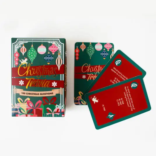 Christmas Trivia Card Game By Gift Republic