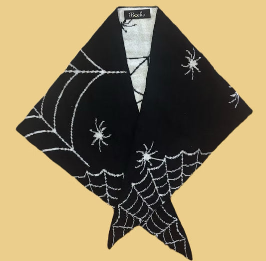 Cobwed Triangle Scarf by Bucko