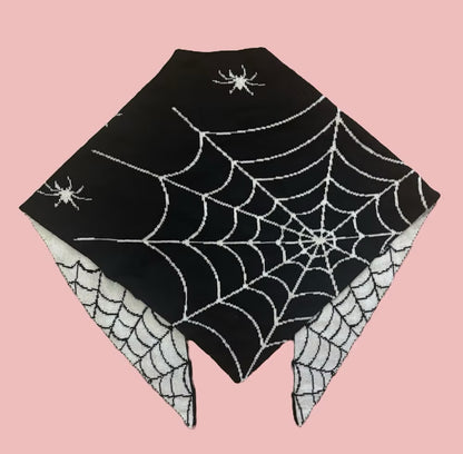 Cobwed Triangle Scarf by Bucko
