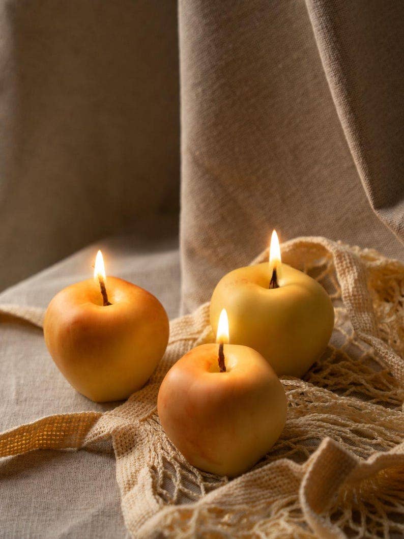 Handmade Fruit-shaped Candles By Flametip