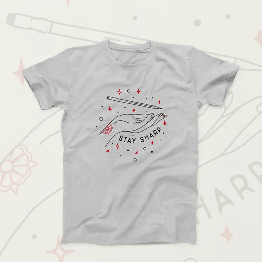 Stay Sharp Grey T-Shirt by Finest imaginary