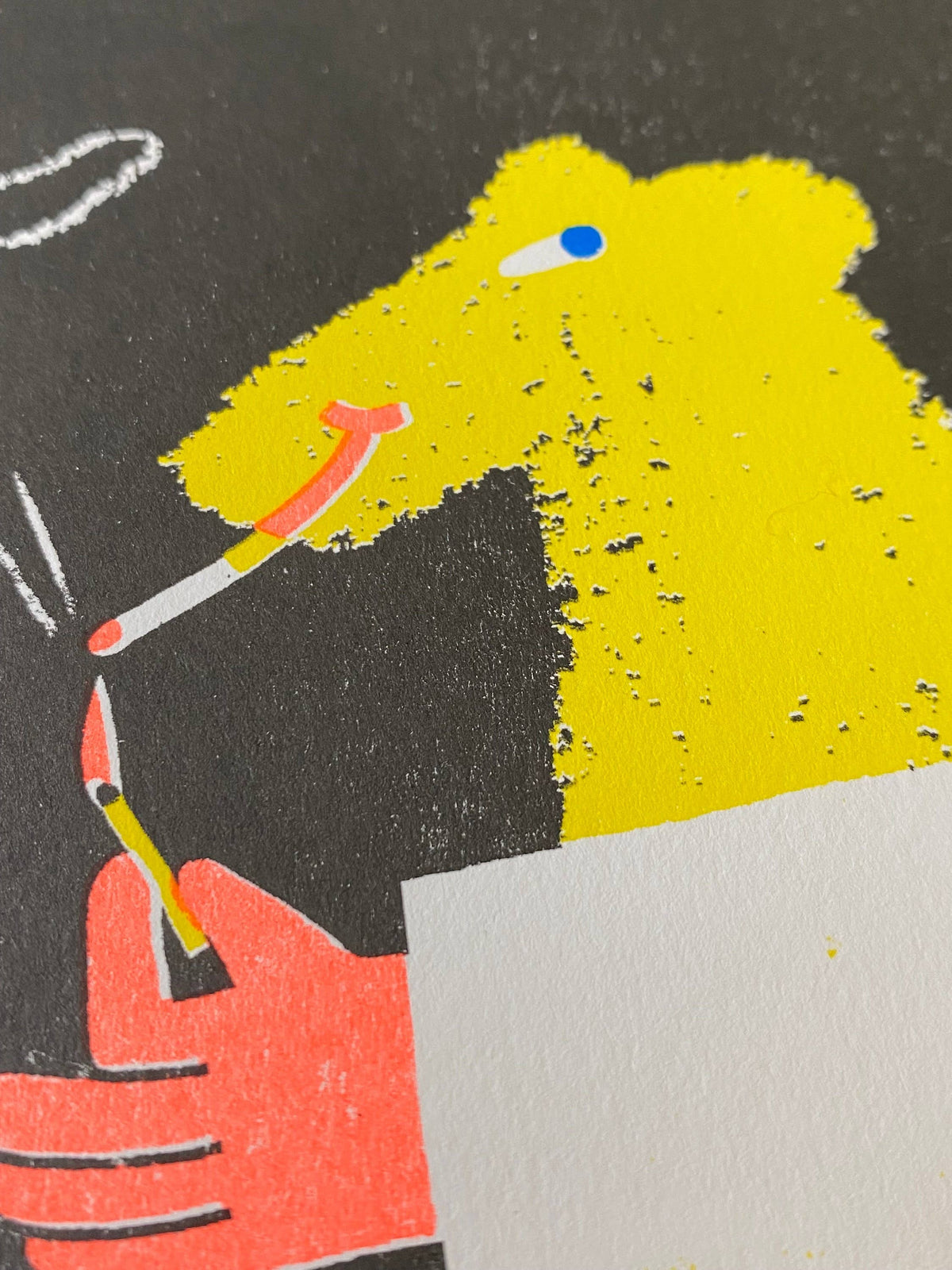 Bad influence risograph print By Maxy Machen
