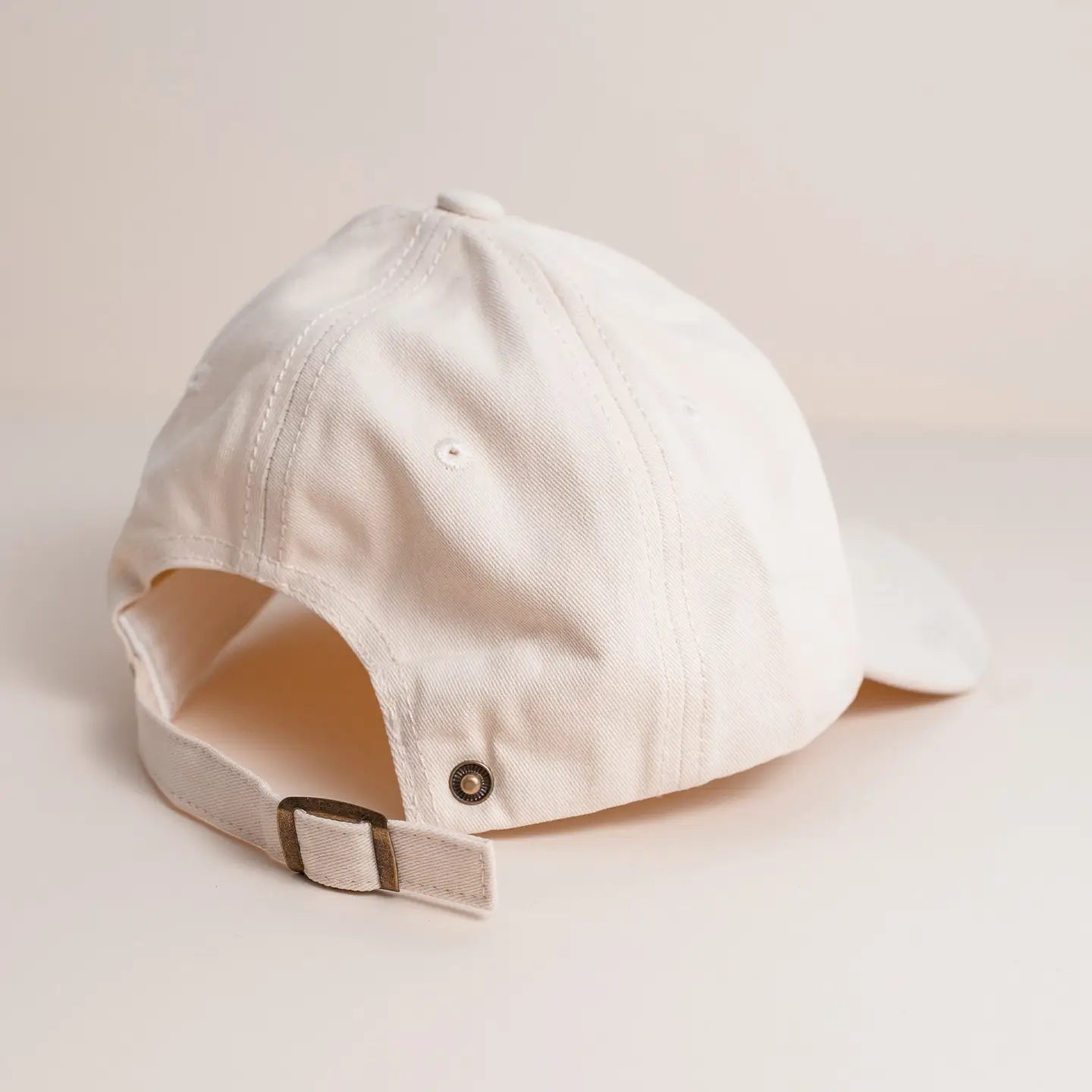 Palm Embroidered white Cap by CAI & JO