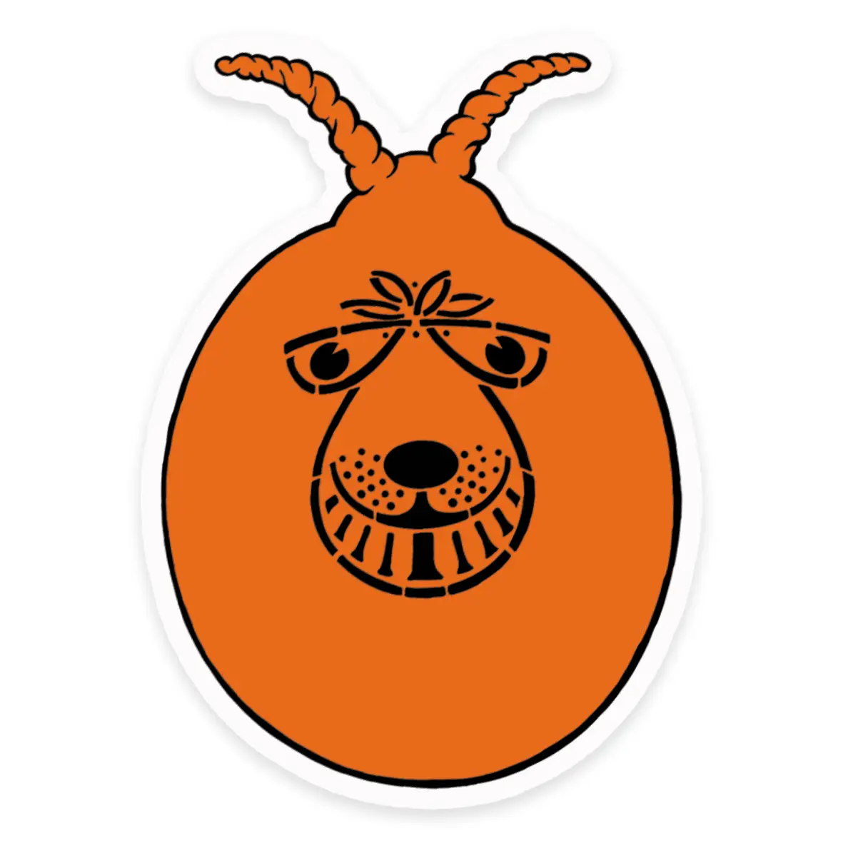 1970s Inspired Space Hopper Vinyl Sticker (Pack of 3) by Bite Your Granny