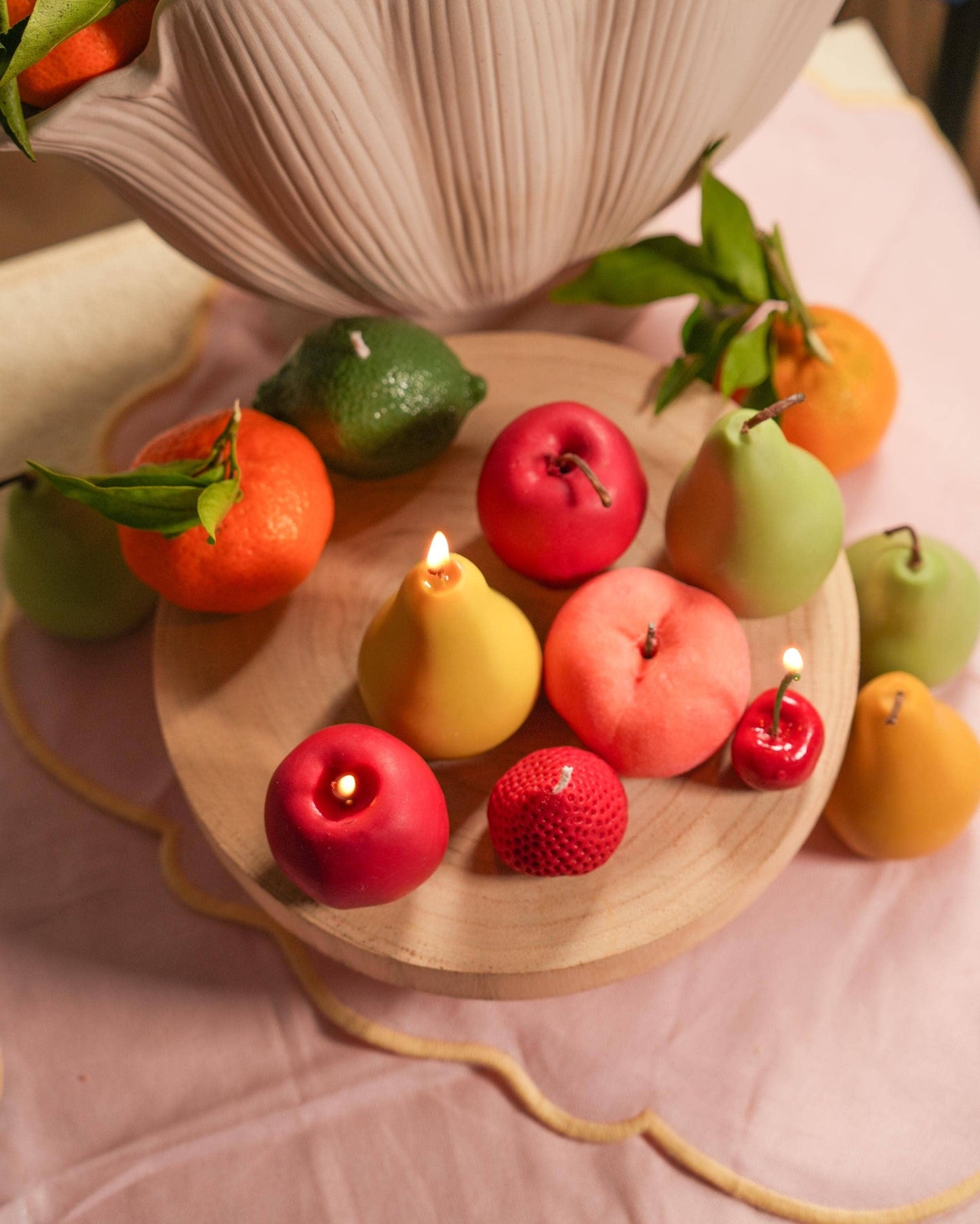 Handmade Fruit-shaped Candles By Flametip