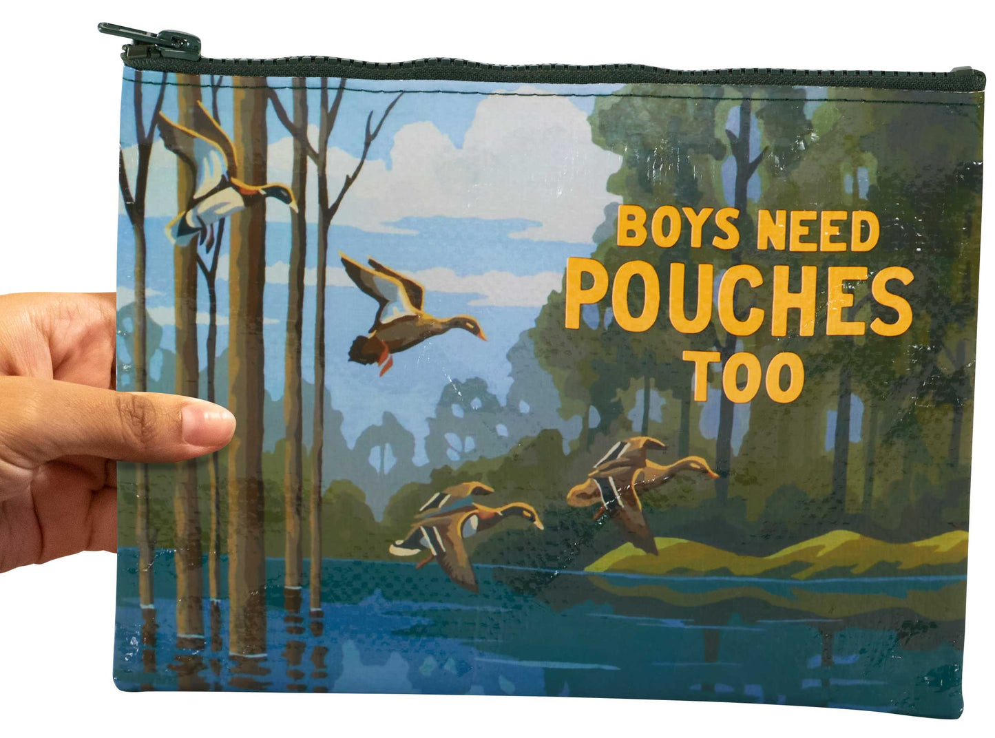 Boys Need Pouches Zipper Pouch by Blue Q
