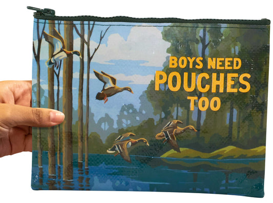 Boys Need Pouches Zipper Pouch by Blue Q