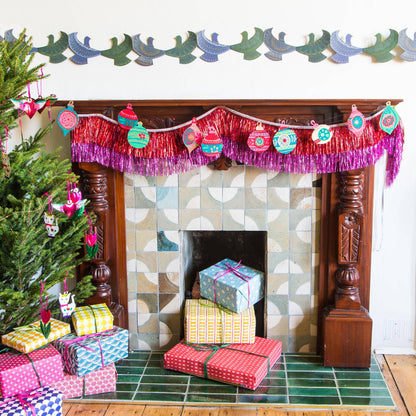 Baubles Sewn Garland By East End Press