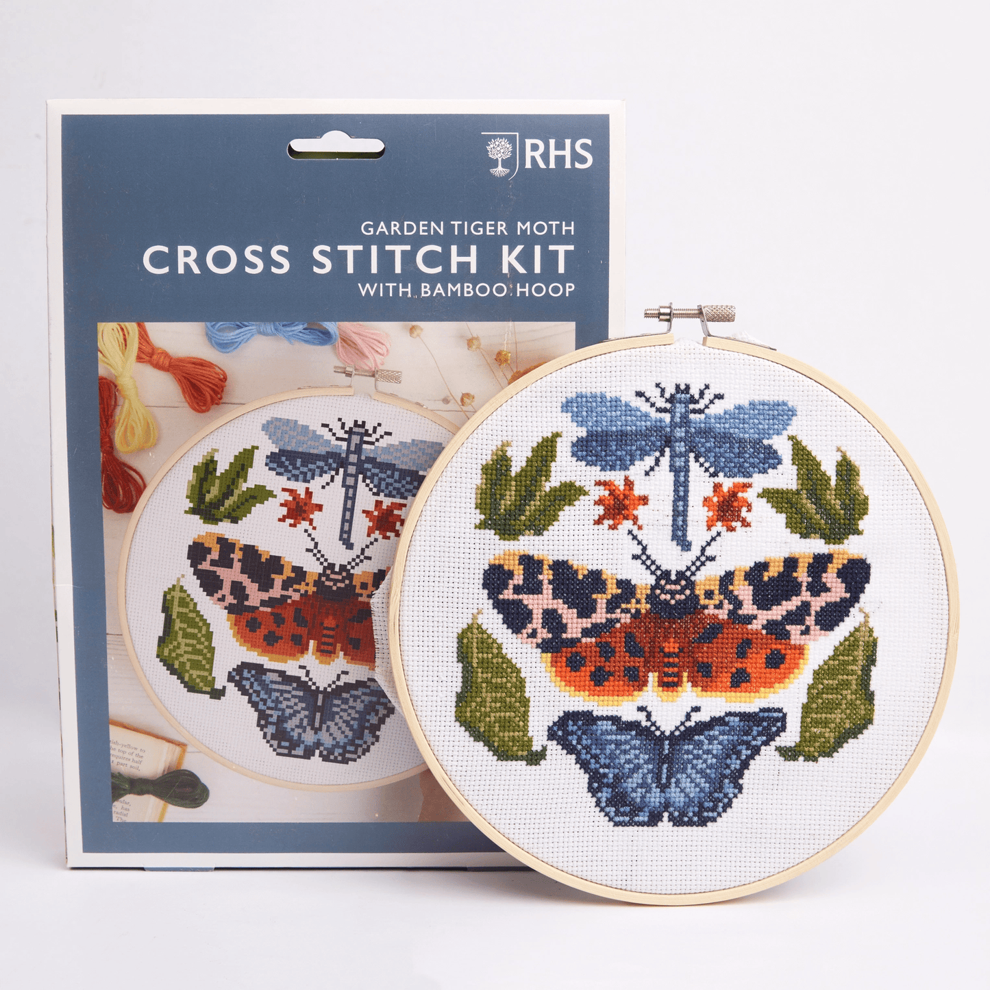Stitch Kit, Garden Tiger Moth 8", Cross Stitch Kit By West Design Products