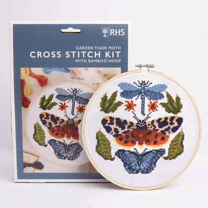 Stitch Kit, Garden Tiger Moth 8", Cross Stitch Kit By West Design Products