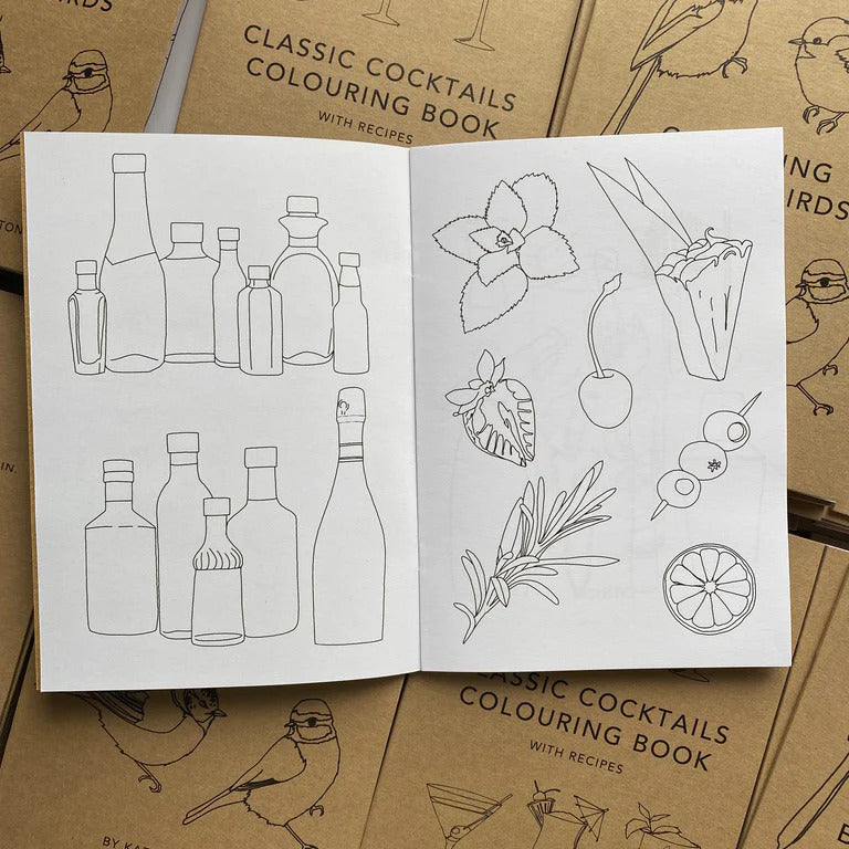 Classic Cocktails Colouring Book by Kate Broughton