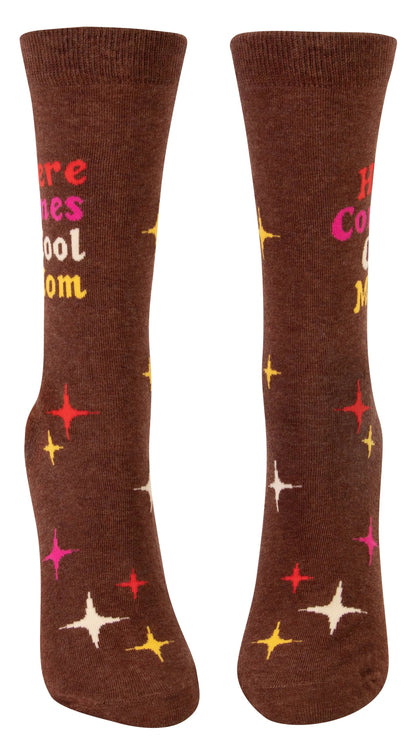 Here Comes Cool Mom Crew Socks  by Incognito