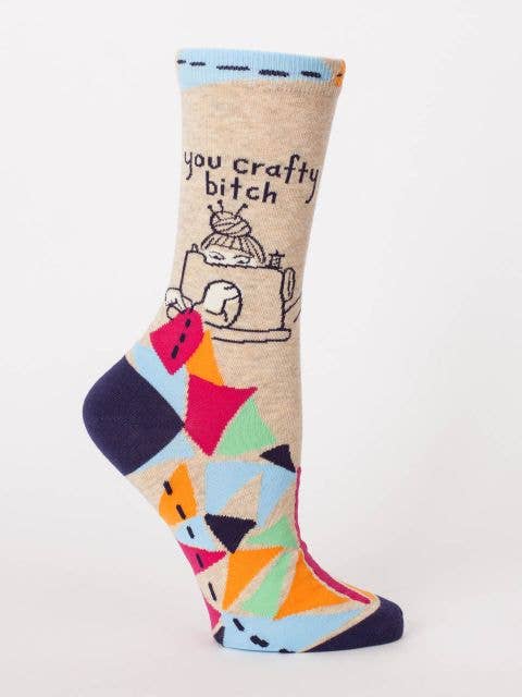 You Crafty Bitch Women's Socks by Incognito