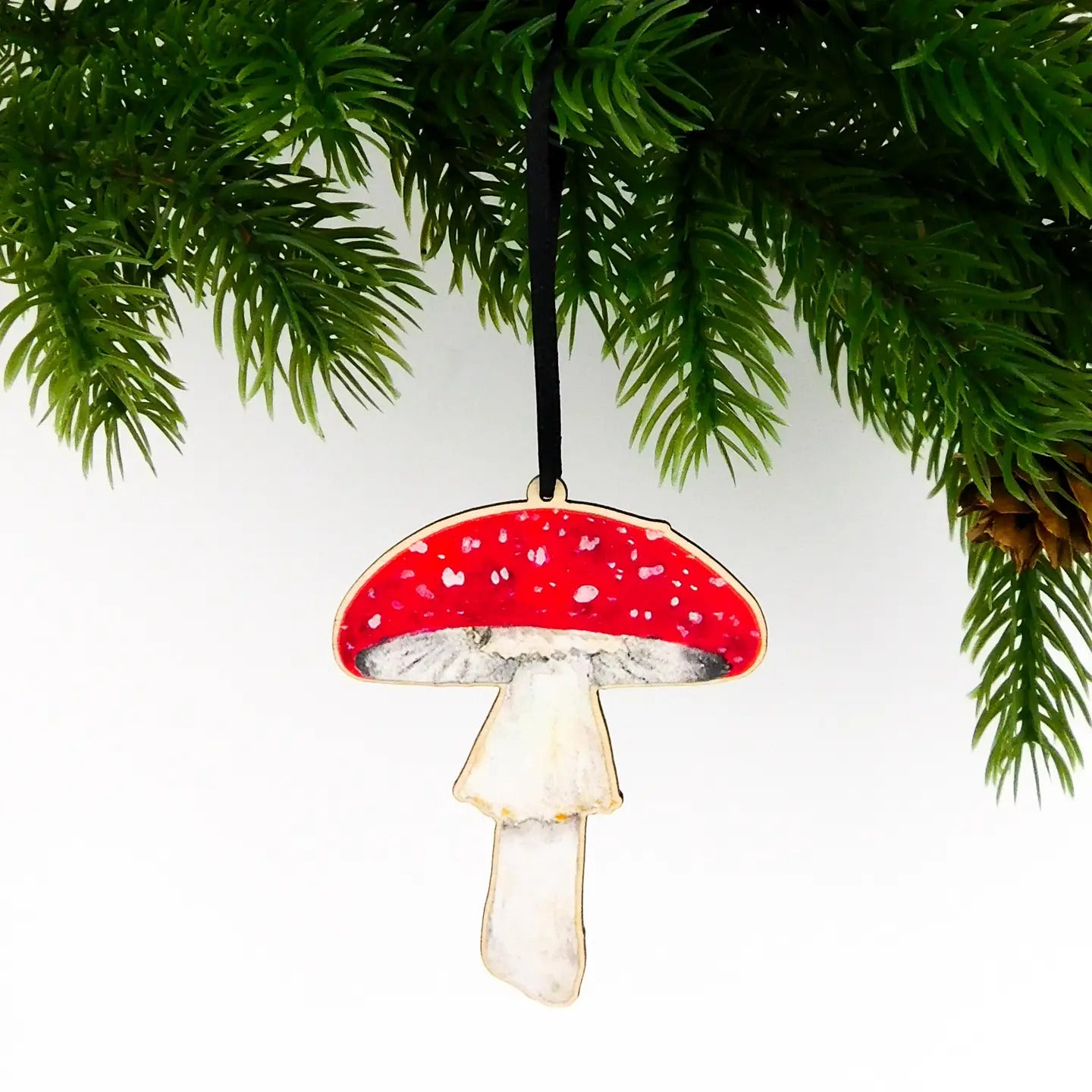 Fly Agaric Hanging Decoration by Also the Bison