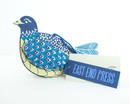 Dove Screen-Printed Board Decoration By East End Press