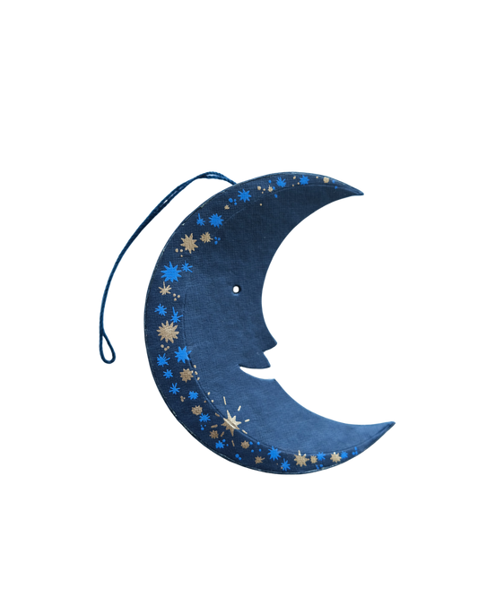 Midnight Man on the Moon Board Decoration By East End Press