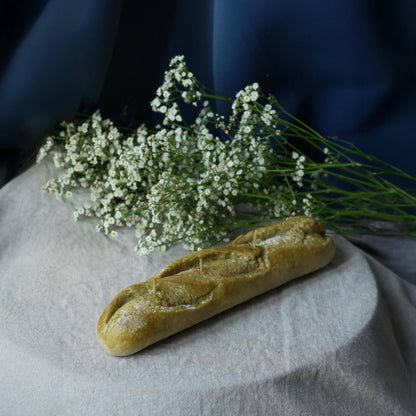 Realistic Baguette Candle Handmade Bread Loaf By Flametip