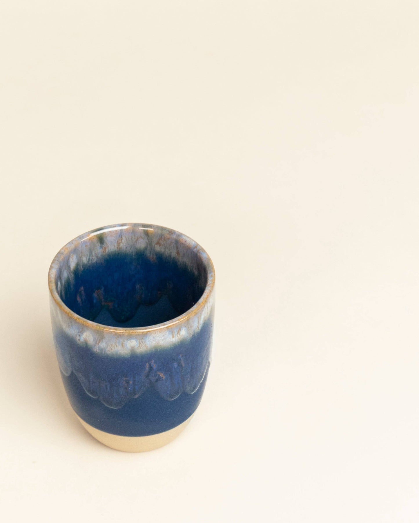 Blue Cappuccino Cup Luar By Grain By Grain
