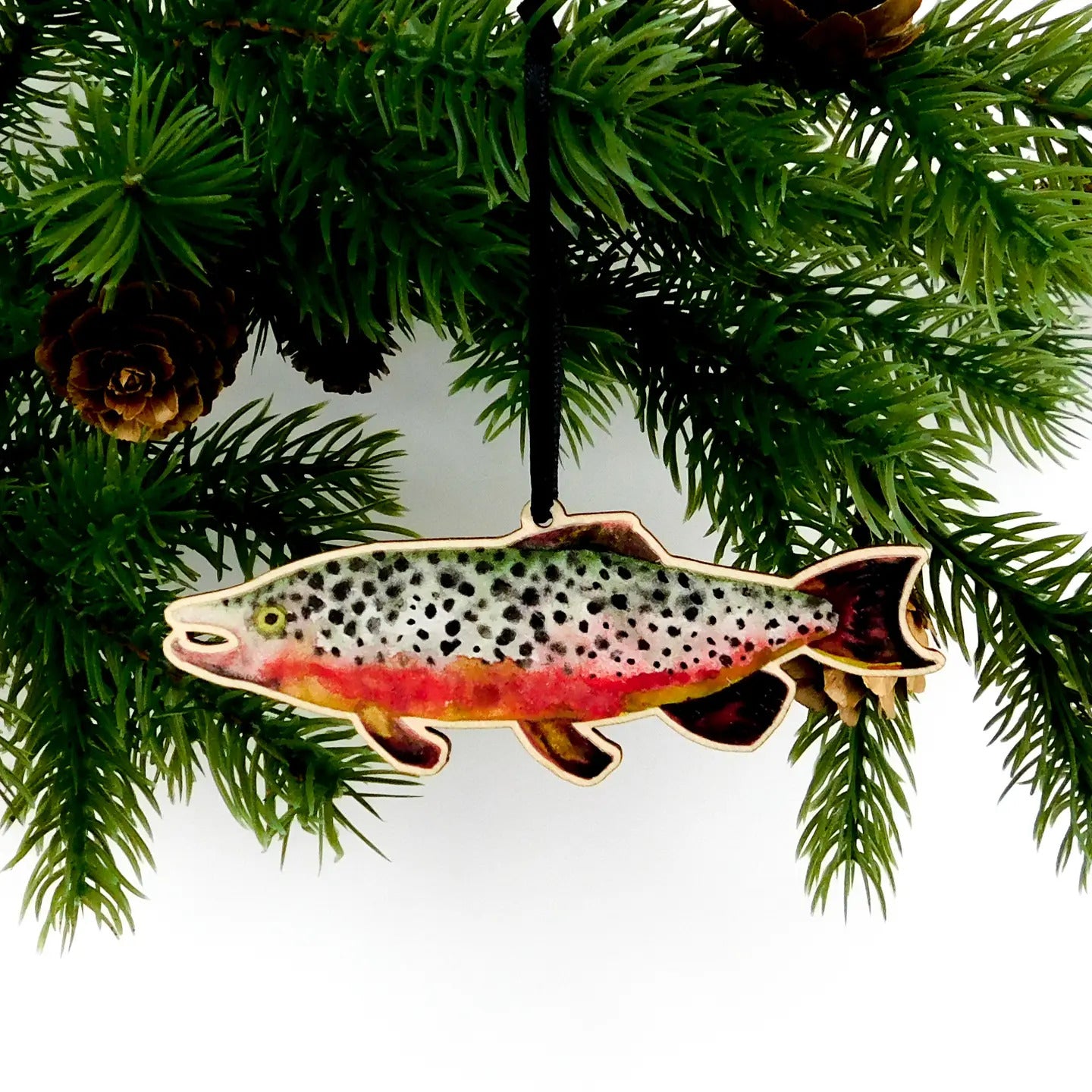 Flumens Trout Hanging Decoration by Also the Bison