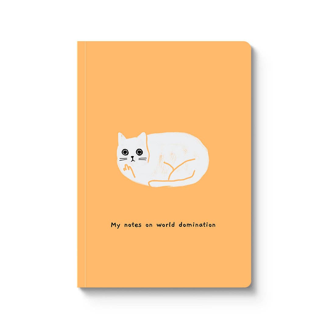 World Domination Paperback Notebook By Oh Deer