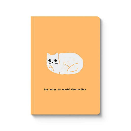 World Domination Paperback Notebook By Oh Deer