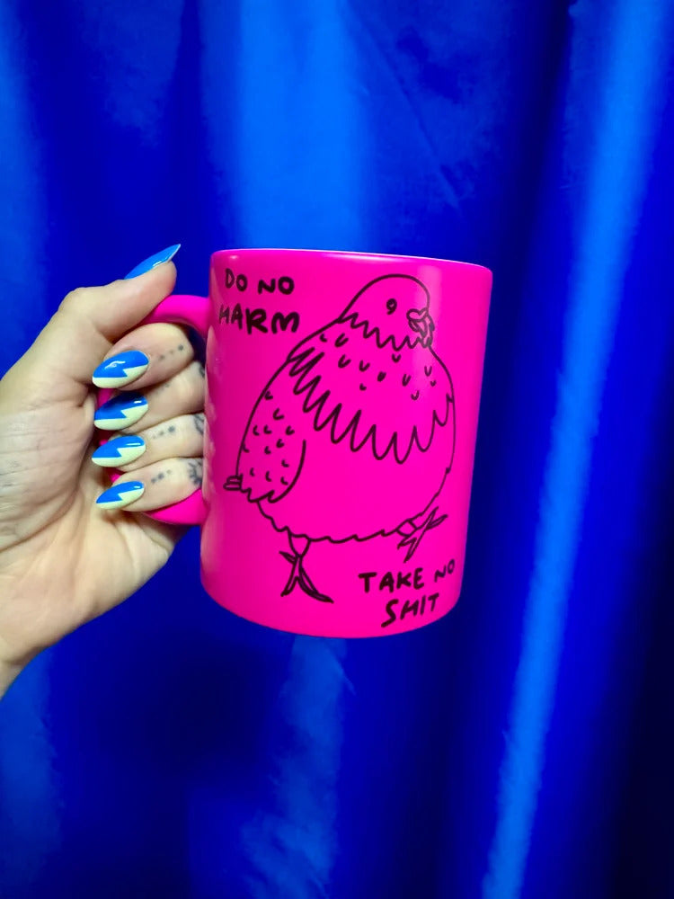 Do No Harm Orange Pigeon Mug by Daze Made