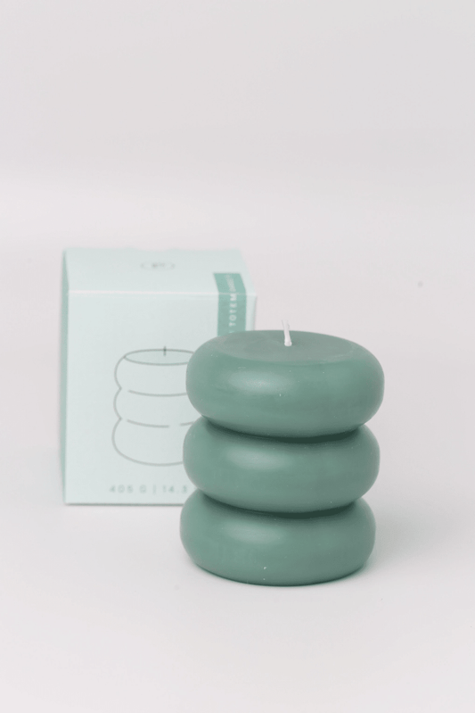 Paddywax Totem Candle - Green - Bob by Designworks Collective