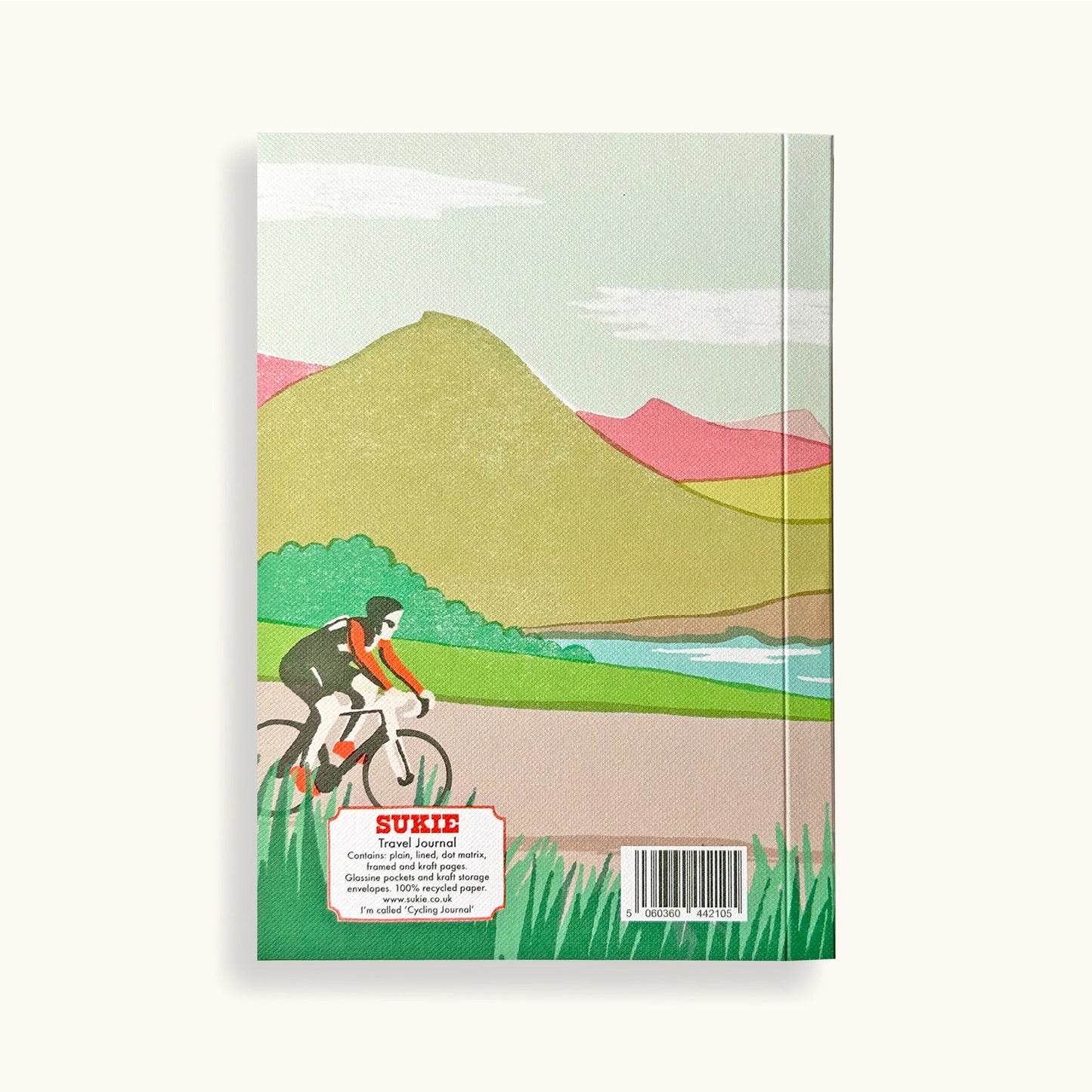 Cycling Travel Journal Notebook by Sukie