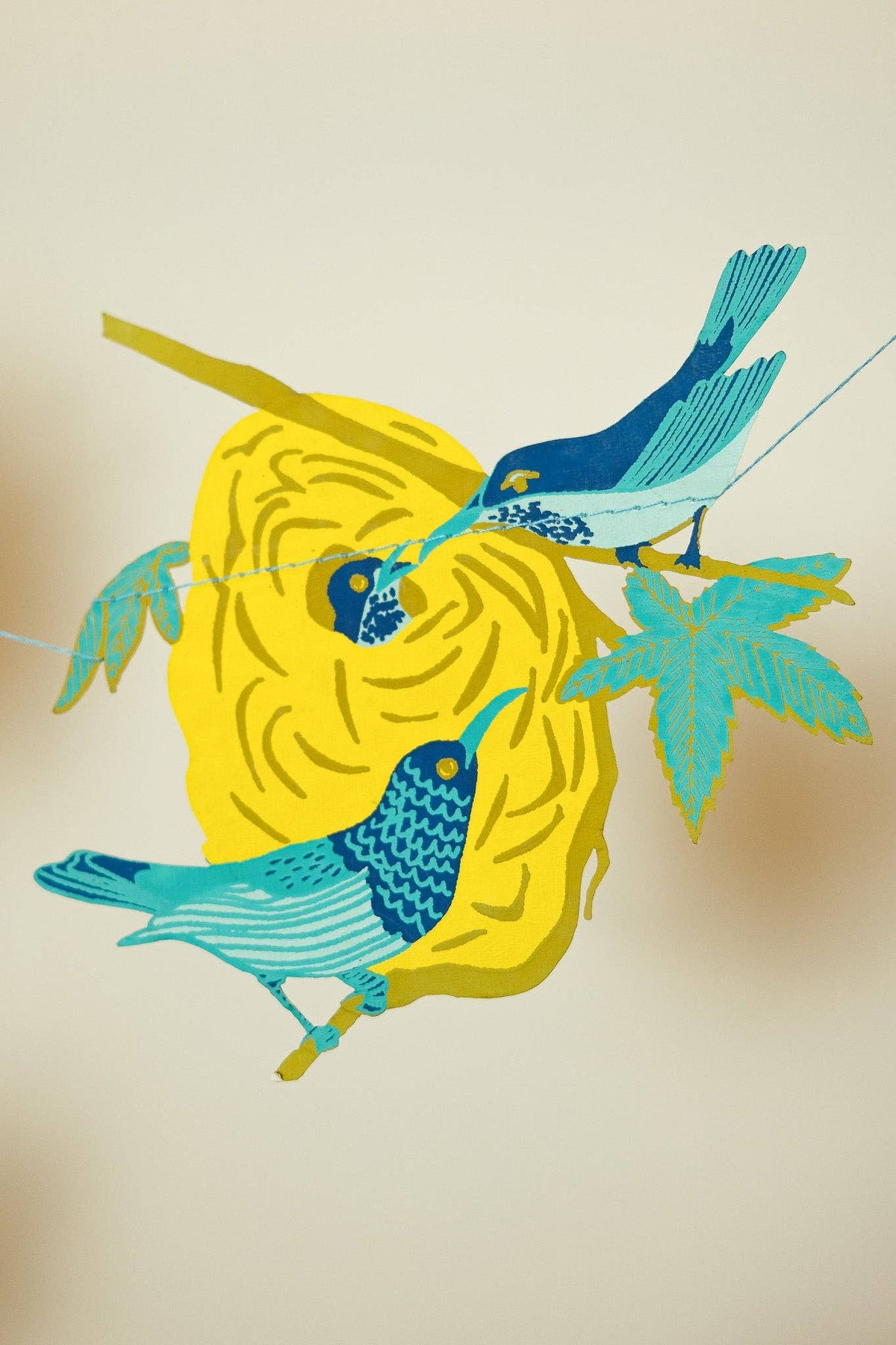 Nests Sewn Garland By East End Press