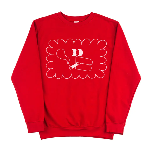 Smoking Bird Sweatshirt By YUK FUN