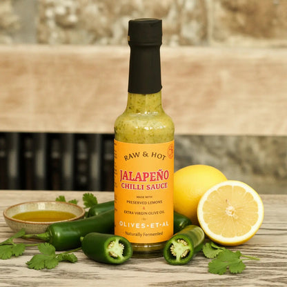 Raw & Hot Jalapeño Chilli Sauce By Olives Et Al